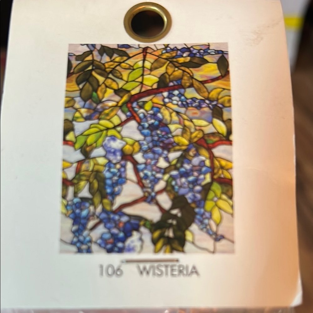 Wisteria Stained Glass artwork for your windows